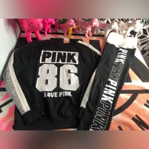 VSPINK 86 Sweatshirt and Yoga Leggings  Outfit